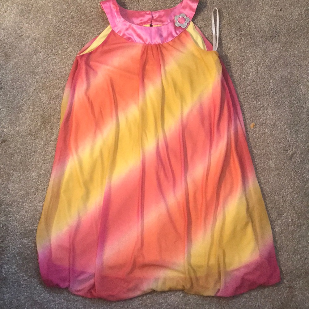 Colorful flowy tank top